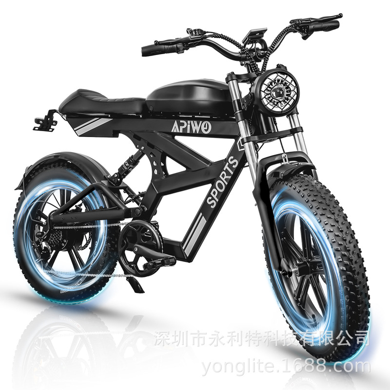 Rx Electric Bicycle Trendy Retro Star Model Snowmobile Electric Vehicle Battery Car Energy-Saving Smart