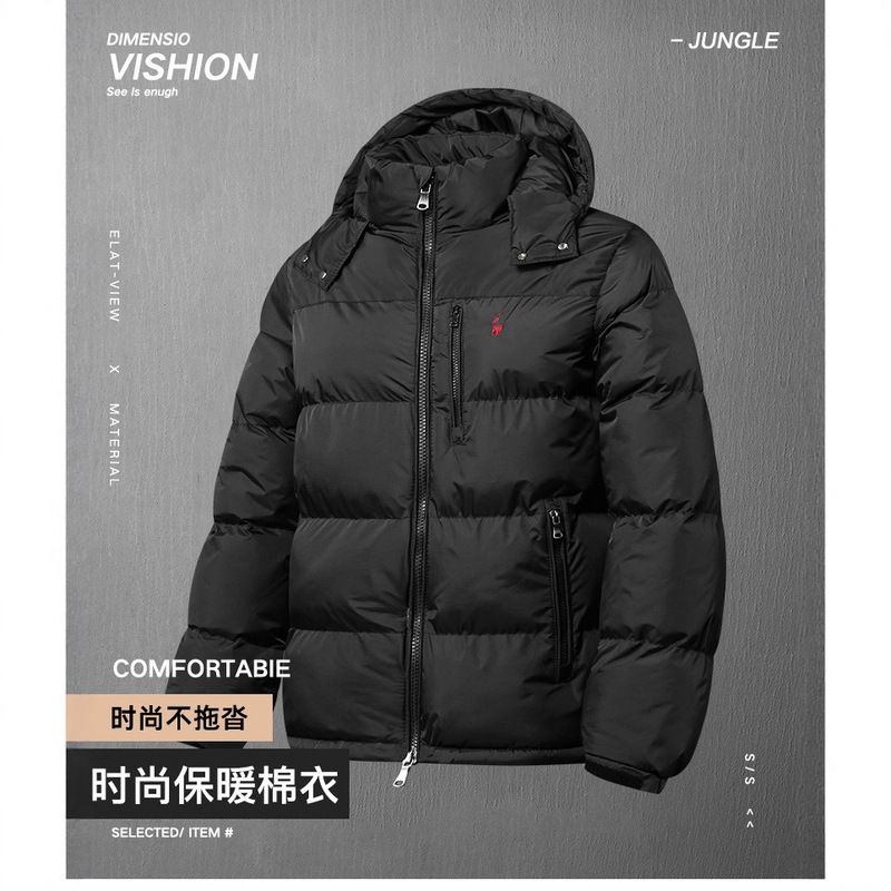 Foreign Trade High-End Version Xiaomalafu Warm Jacket, Unisex Hooded Windproof Thickened Coat