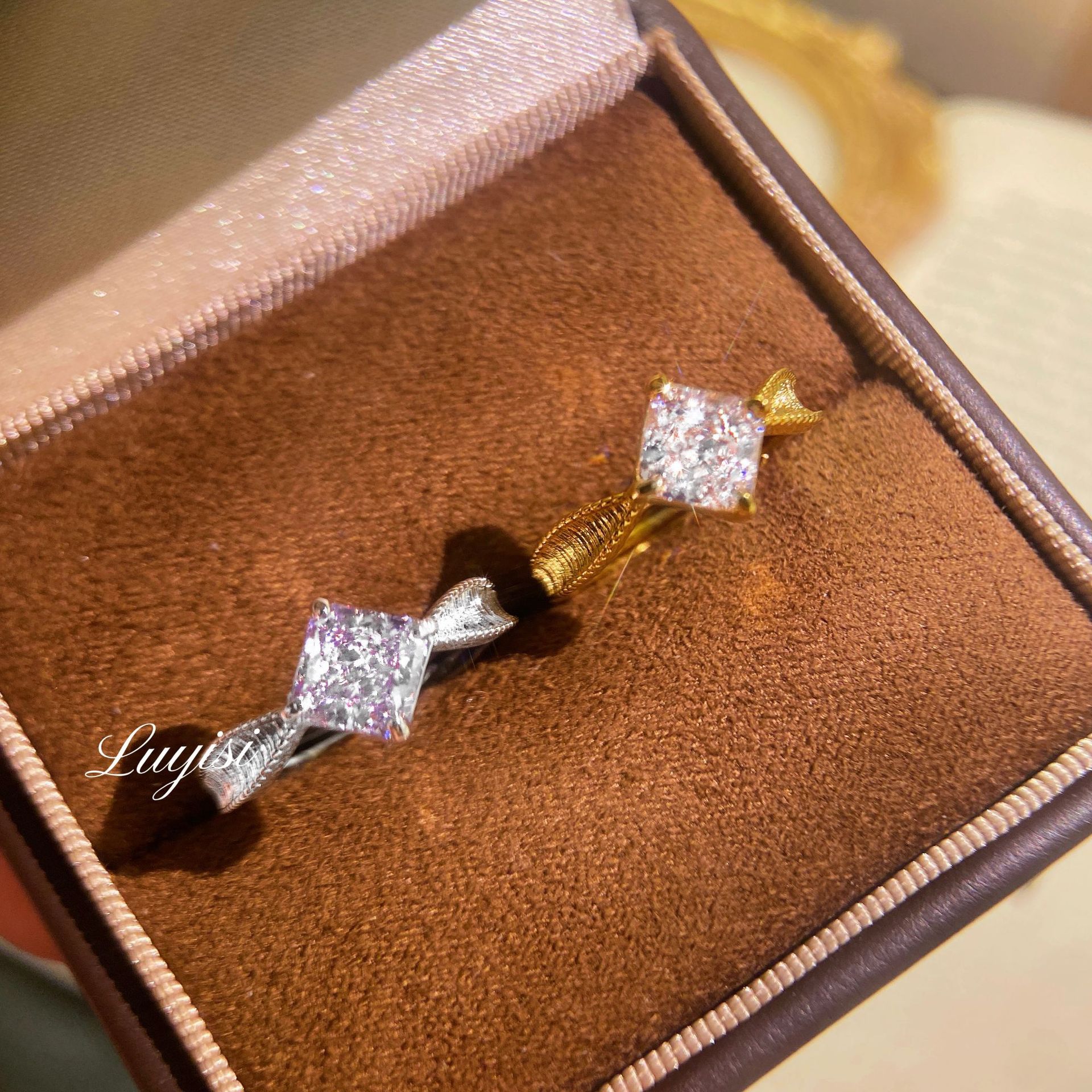 Funkelnder Designer Ring Für Damen, Elegant Und Bequem_voghion.com