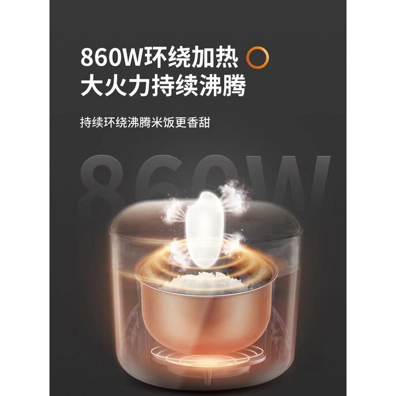九陽炊飯器F-40FZ815B家庭用4リットル多機能保温予約銅晶内胆炊飯器プレゼント|undefined