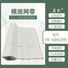 模组输送带定制 塑料网带果蔬清洗链板网带 洗碗机PP网链厂家直销