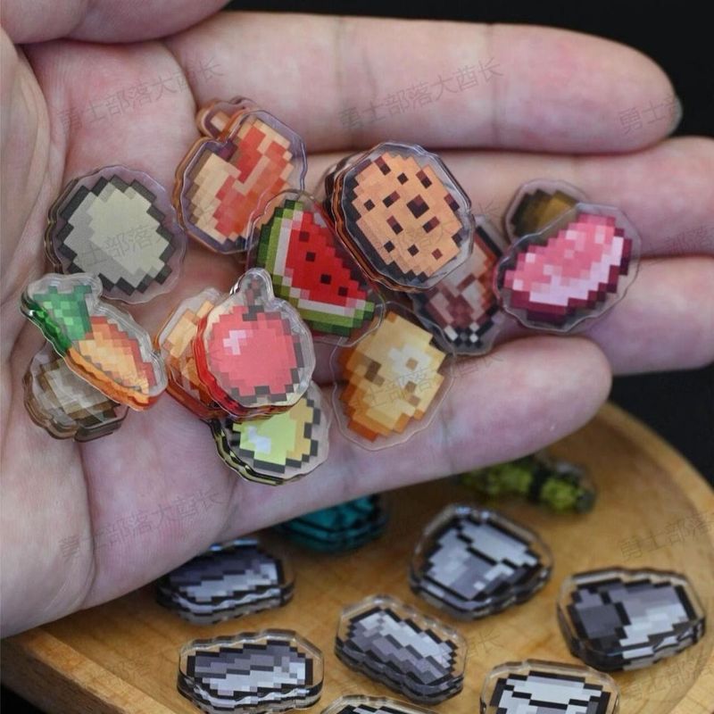 Minecraft我的世界游戏像素风冰箱贴磁性装饰磁贴冰箱门贴|undefined