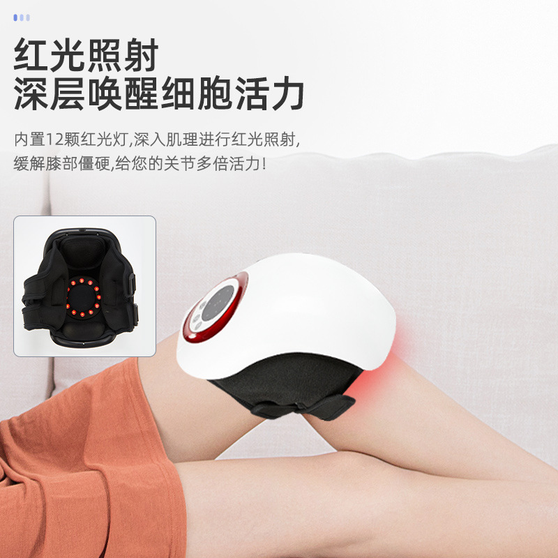 Rodilla fisioterapia conjunta eléctrica calor masajeador amasadora vibración calefacción masaje máquina de masaje rodillera transfronteriza