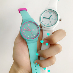 Ins High-Quality Beauty Girl Friend Watch Candy Color Soft Girl Student Watch Korean Version Unique Forest System Watch
