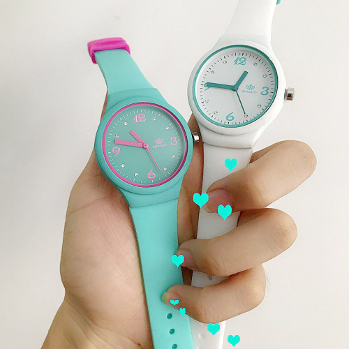 Ins High-Quality Beauty Girl Friend Watch Candy Color Soft Girl Student Watch Korean Version Unique Forest System Watch