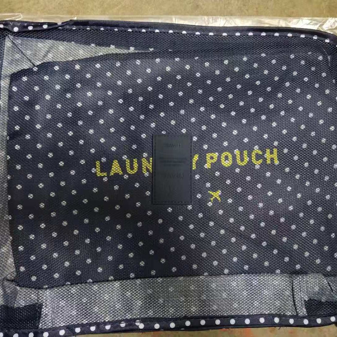 Fábrica al por mayor de almacenamiento de viaje de Corea ropa de equipaje de seis piezas impermeable bolsa de almacenamiento bolsa de organización 6 piezas traje