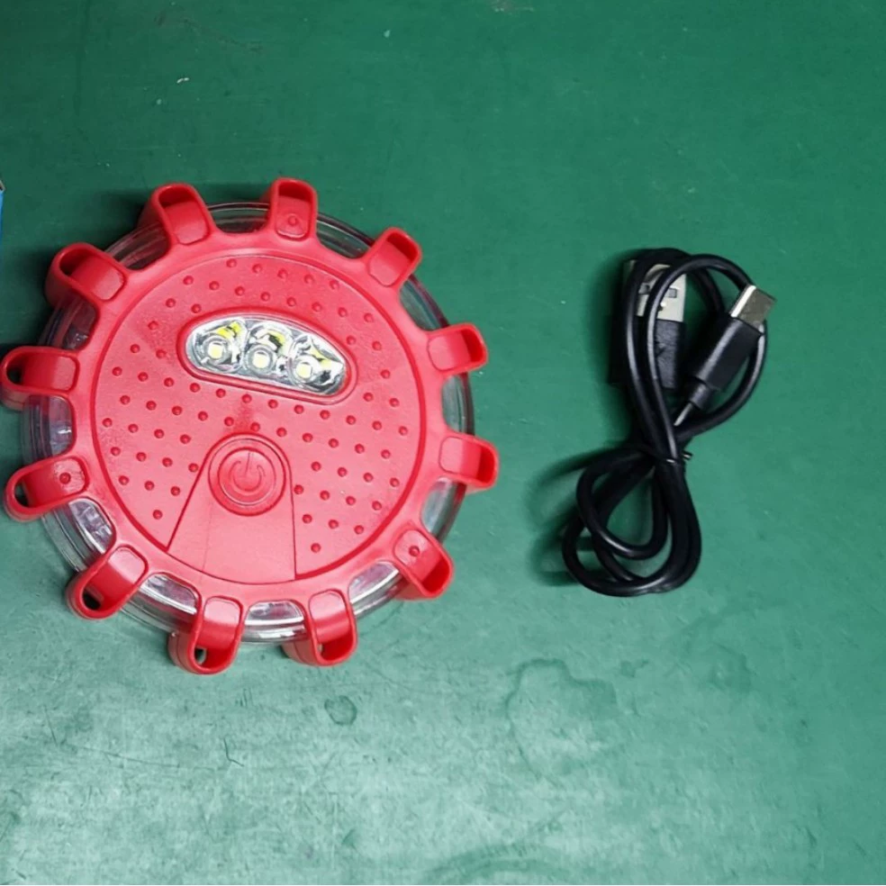 Магнитный сигнальный фонарь TYPE-C, многофункциональный фонарик, водонепроницаемый светодиодный сигнальный фонарь, перезаряжаемая модель