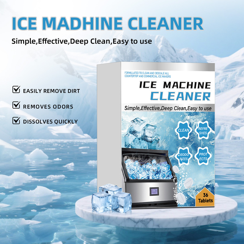 Cross-Border Multifunctional Ice Machine Cleaning Tablets, Descaling, Cleaning, Disinfection, and Decontamination, Convenient and Compact Cleaning Tablets Cleaner Cross-Border Multifunctional Ice Machine Cleaning Tablets, Descaling, Cleaning, Disinfection, and Decontamination, Convenient and Compact Cleaning Tablets Cleaner