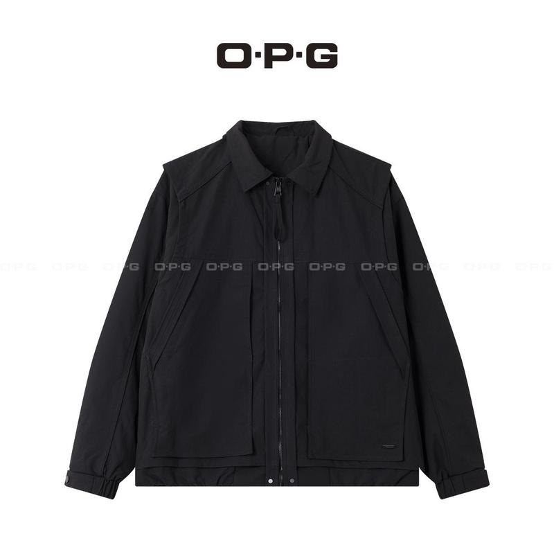 遥发服装【高级感经典透气净版翻领夹克】情侣秋季男士外套25820|undefined