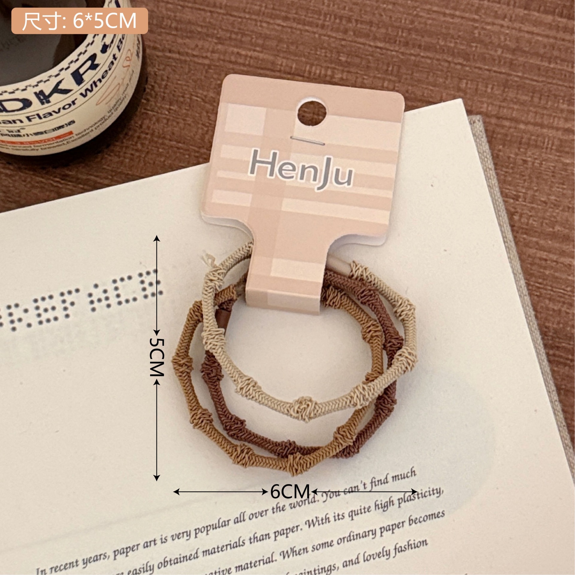 Estilo coreano cuerda de pelo Internet celebridad alta elástica cuerda de pelo adulto lazo pelo multi-Strand banda de pelo básico todo fósforo accesorios para el cabello banda de goma Simple image 20