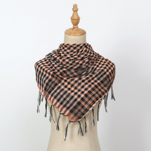 Amazon Arab Turban Arafat Square Scarf Tactical Outdoor Camping Foreign Trade Muslim Square Scarf