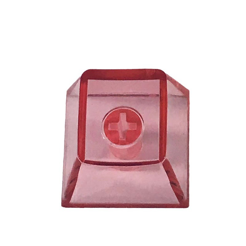 元工場高さr4白色黒色9.7mm高透pc材質機械キーボードパーソナライズ透明透光キーキャップ