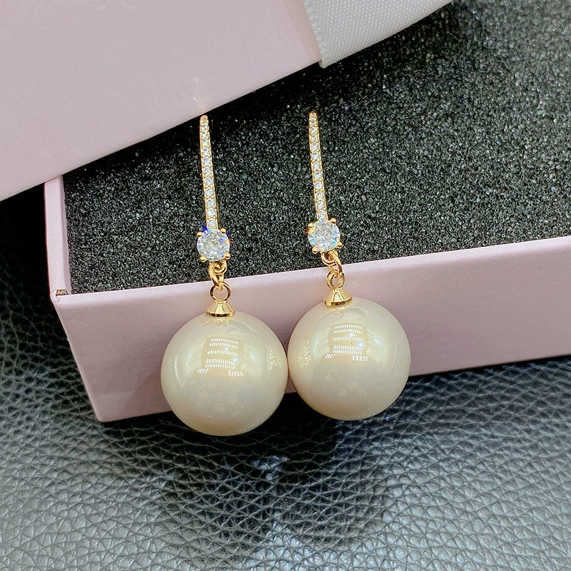 Подвеска из жемчуга, серьги, модные свежие товары, стиль Chanel, простой и элегантный дизайн, стиль легкой роскоши