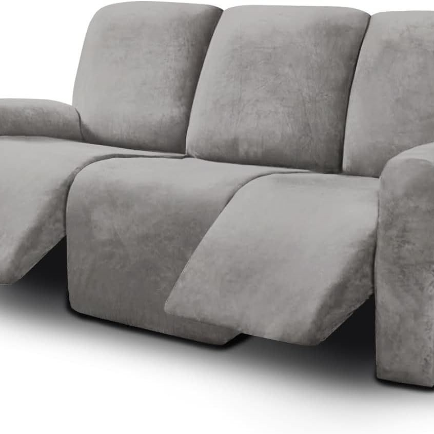 Sofabezug Aus Silberfuchs-samt Im Chivas-regal-stil Staubdicht_voghion.com