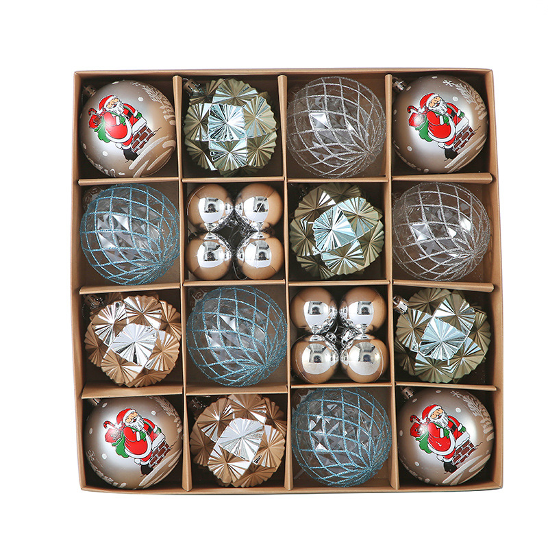 Venta caliente transfronteriza Bola de Navidad al por mayor Decoración de árbol de Navidad Bola de regalo de diseño exquisito