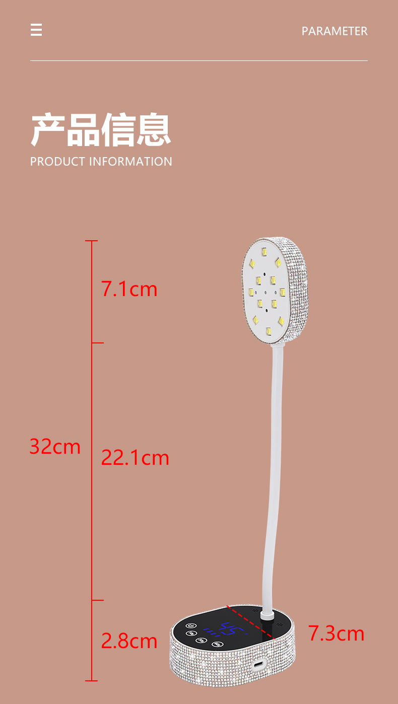 M7 neue Nagellampe schnelltrocknendes Gel UV-Lampe intelligenter Sensor 36W Leistung Nagellampe LED-Lampe für Nagelstudios