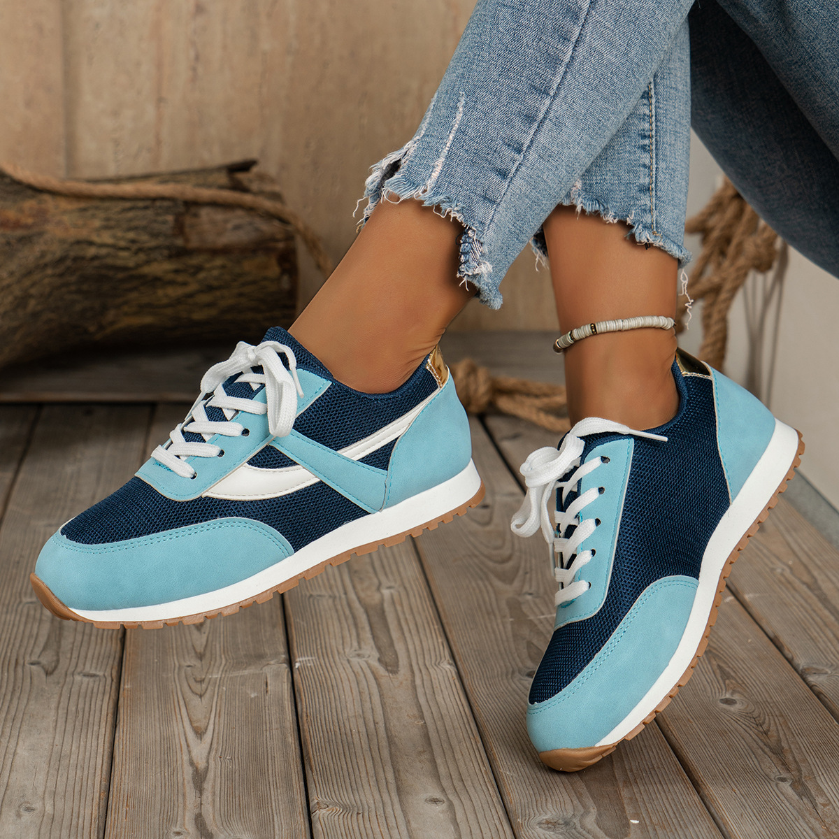 Freizeitschuhe für Damen, Tennisschuhe, Turnschuhe, Fußgewölbeunterstützung, leicht zu reinigen, leicht_voghion.com