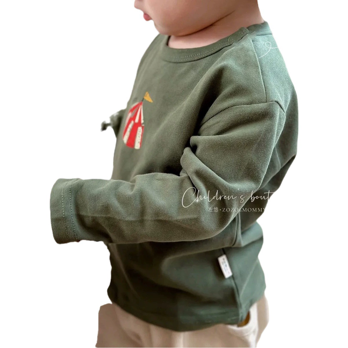 [Qiyu Paradise tee] Многоцветный ретро-забавный принт повседневный узор