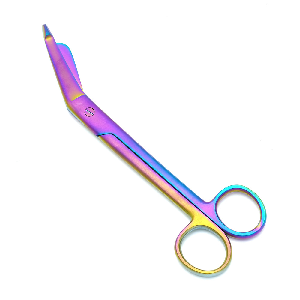 acero inoxidable cirugía médica vendaje tijeras de tejido quirúrgico ocular tijeras de capacitación experimental de estudiantes ortopédicos tijeras de yeso