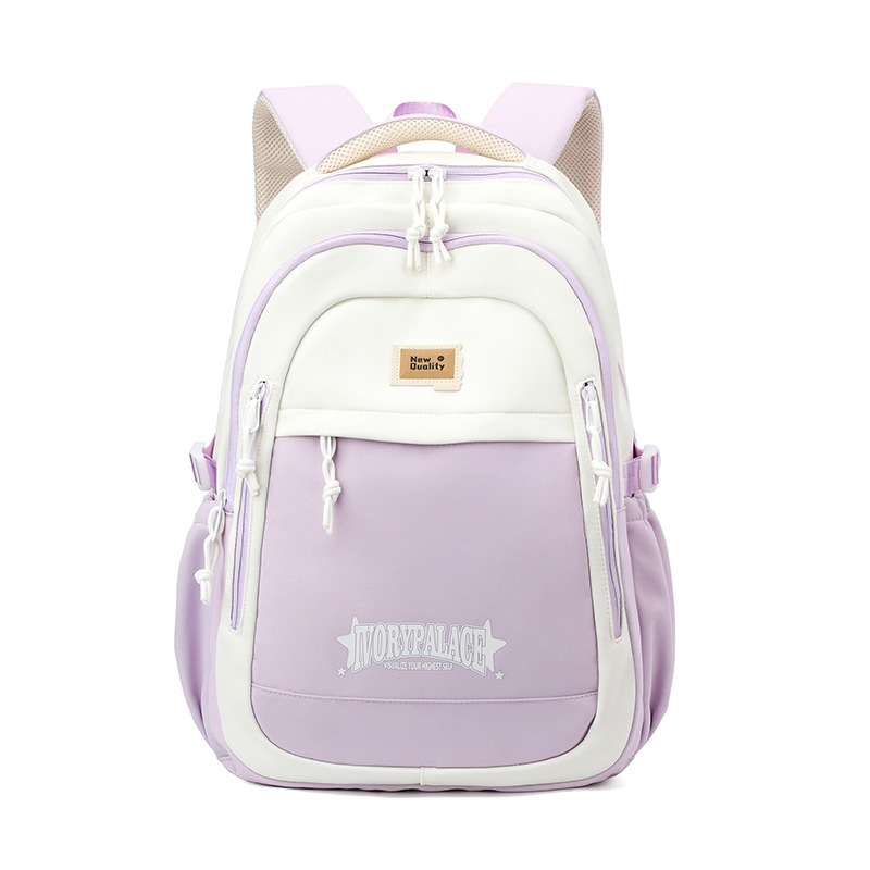 Mochila de pescado natural universitaria para mujeres lindas 3 - 6 grados de estudiantes primarios de alta capacidad de mochila de estudiantes de secundaria superior