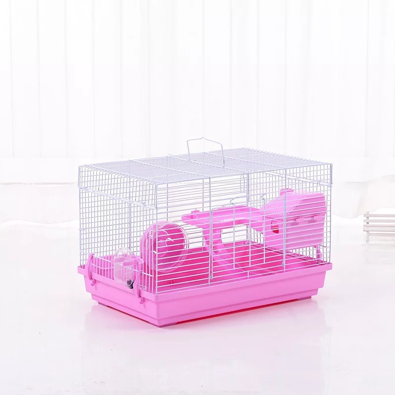 Fabricante mayorista polkin oso hámster jaula de doble piso villa de lujo caja de cría casa nido 47 base image 3