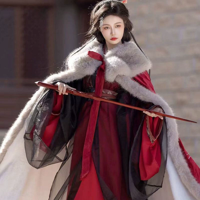 Зимний новый Hanfu женский Вэй Цзинь, Южная и Северная династии