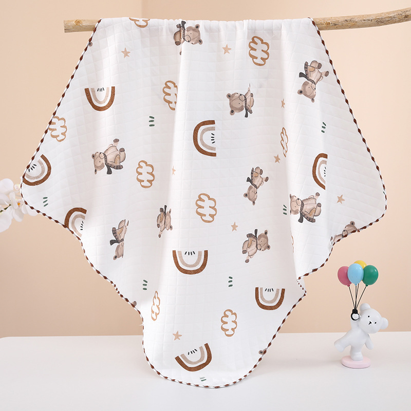 퀼팅백 시트 [레인보우 스카프 베어]