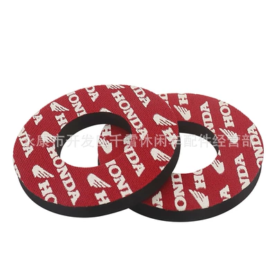 Off-road motorcycle modification accessories handle anti-wear ring donut Tiger Mouth anti-wear washer handle cover anti-slip mat (Motosiklet ləvazimatları və aksesuarları) - red