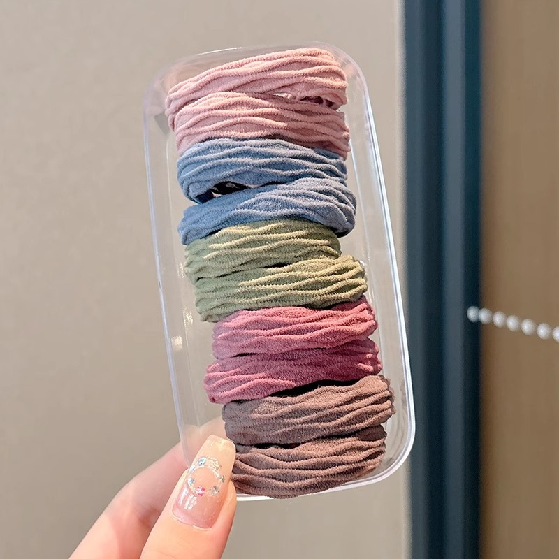 Anillo de cabello de alta elasticidad para mujeres 2025 nuevo cabello de alta calidad cuerdas de cabello de correa de cabello duradero cuero cabelludo cubierta de cabello