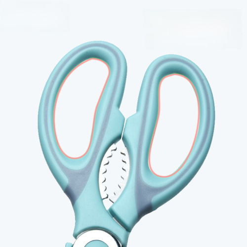 Cross-border multifunctional food fish bone scissors household kitchen chicken bone scissors stainless steel opener panda scissors 