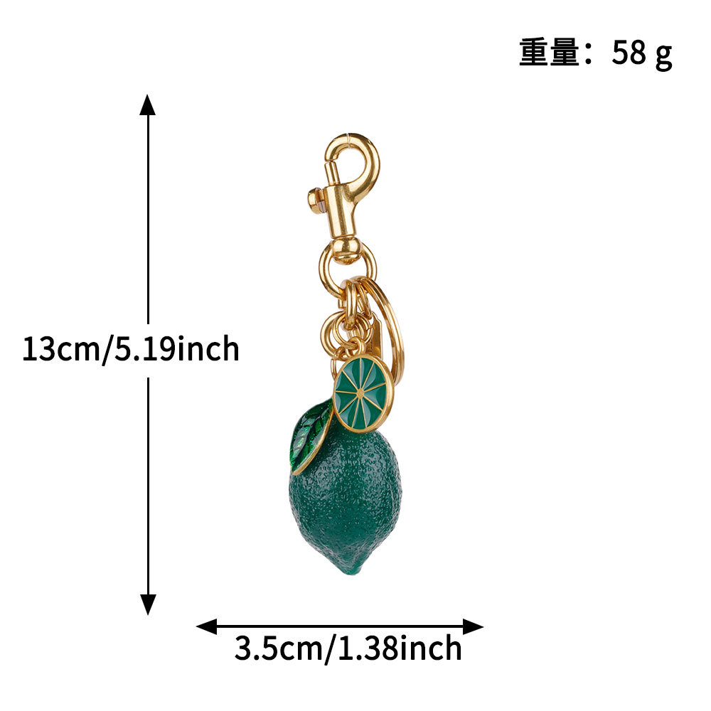 Transfronterizos directamente para bolsas de cereza colgantes de moda llaveras de automóviles llaveras de Amazon llaveras de metal accesorios de bolsas al por mayor