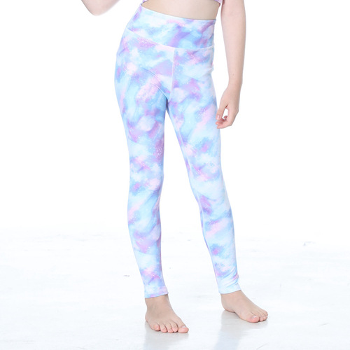 Thin summer lightweight girls' yoga pants base layer quick-dry sunscreen cooling feel nylon running sport pants