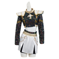 猎魔女团K-POP明星cos服佐伊黑色打歌服女团舞台演出服cosplay