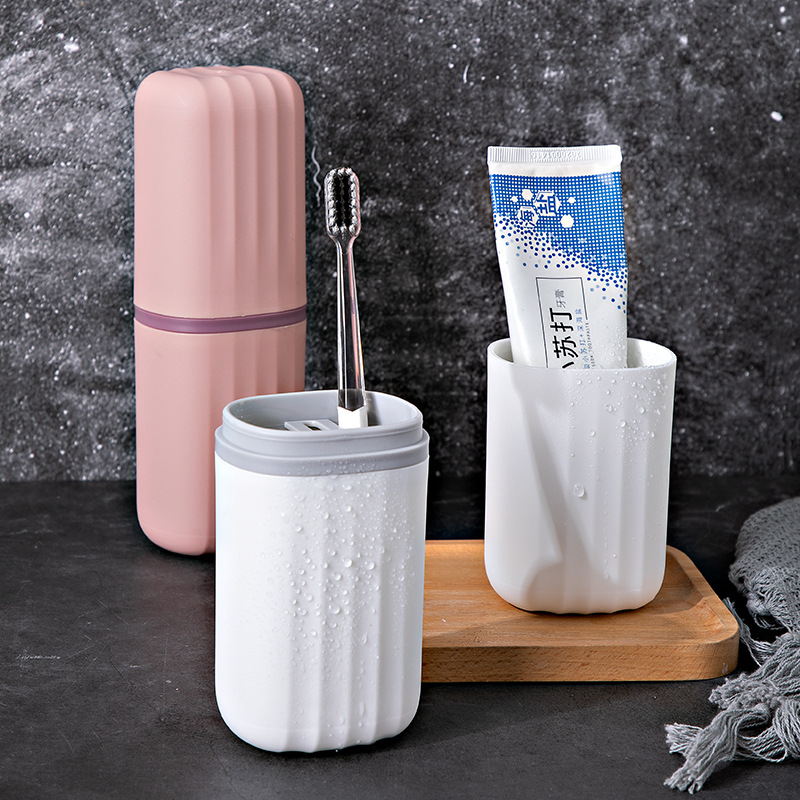 創意旅行牙具盒便捷式刷牙杯洗漱杯套裝情侶漱口杯牙膏牙刷收納盒