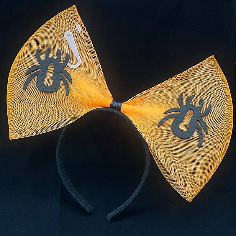 Transfronterizo Amazon Halloween Decoración de Pascua Tombro Diadema Espectáculo unisex con hebilla de cabeza de dibujos animados Flor de cabeza