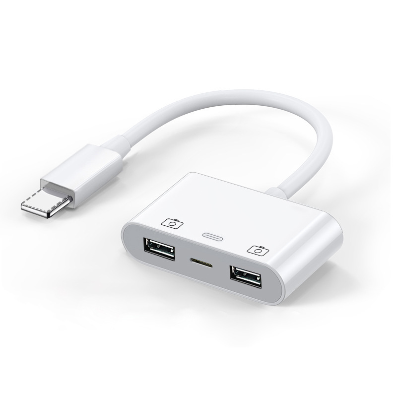 3in1 typecアダプタotgアダプタ充電ケーブルデータ2in1 3.0usbアダプタタブレットライブ|undefined