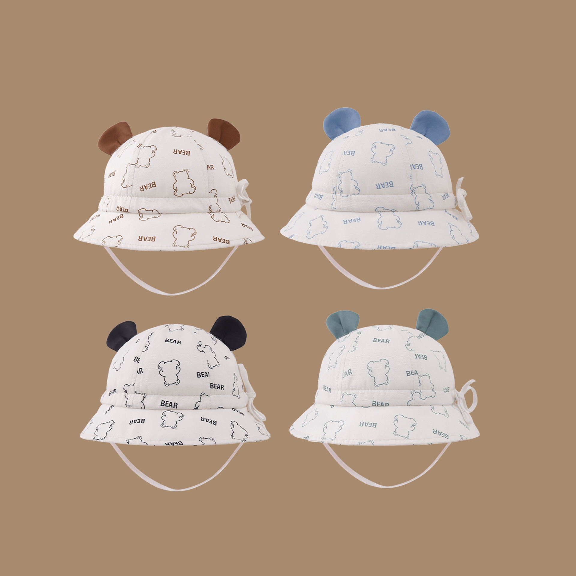 Primavera y verano nuevo sombrero para bebés estilo coreano estilo extranjero sombrero para niños y niñas bonito sombrero de sol para bebés super lindos