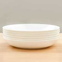 盤子菜盤家用純白骨瓷餐具陶瓷酒店簡約盤碟小碟子餃子盤深盤飯盤