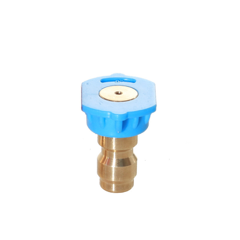 En stock Venta caliente ultra-alta presión lavadora de coches boquilla de acero inoxidable lavadora pistola de agua 1/4 conexión rápida serie de boquillas de cinco colores