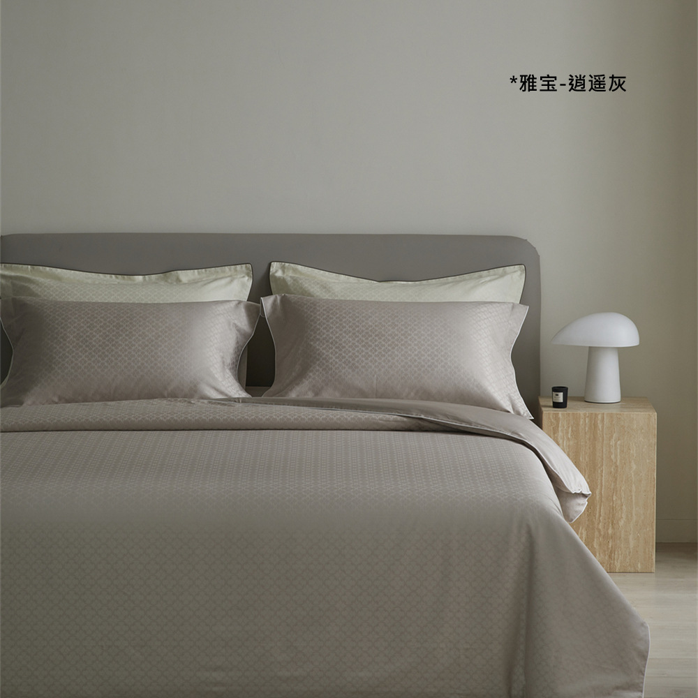 Super suave Clase A ~ 80s Aksu de fibra larga de algodón jacquard de cuatro piezas conjunto de alta calidad de algodón puro sábana apta para la piel sábana ajustable