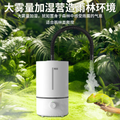 爬虫類加湿器小型静音植物補水保湿空気加湿器大噴霧二重管クロスボーダー加湿器