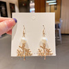 Silver needle, fashionable earrings, silver 925 sample, internet celebrity, wholesale