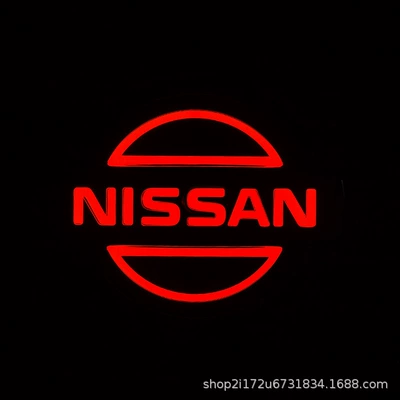 Suitable for 5D Nissan Car Car logo - red-light-117cm-long-10cm-high