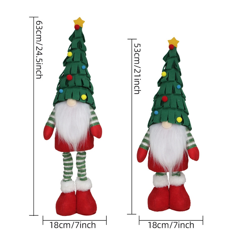 クロスボーダー新しいクリスマスデコレーションツリースタイル人形装飾品北欧スタイルの森の装飾家の装飾|undefined