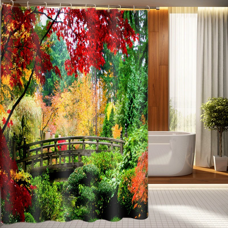 Waterproof curtain, (Cross-border trading)