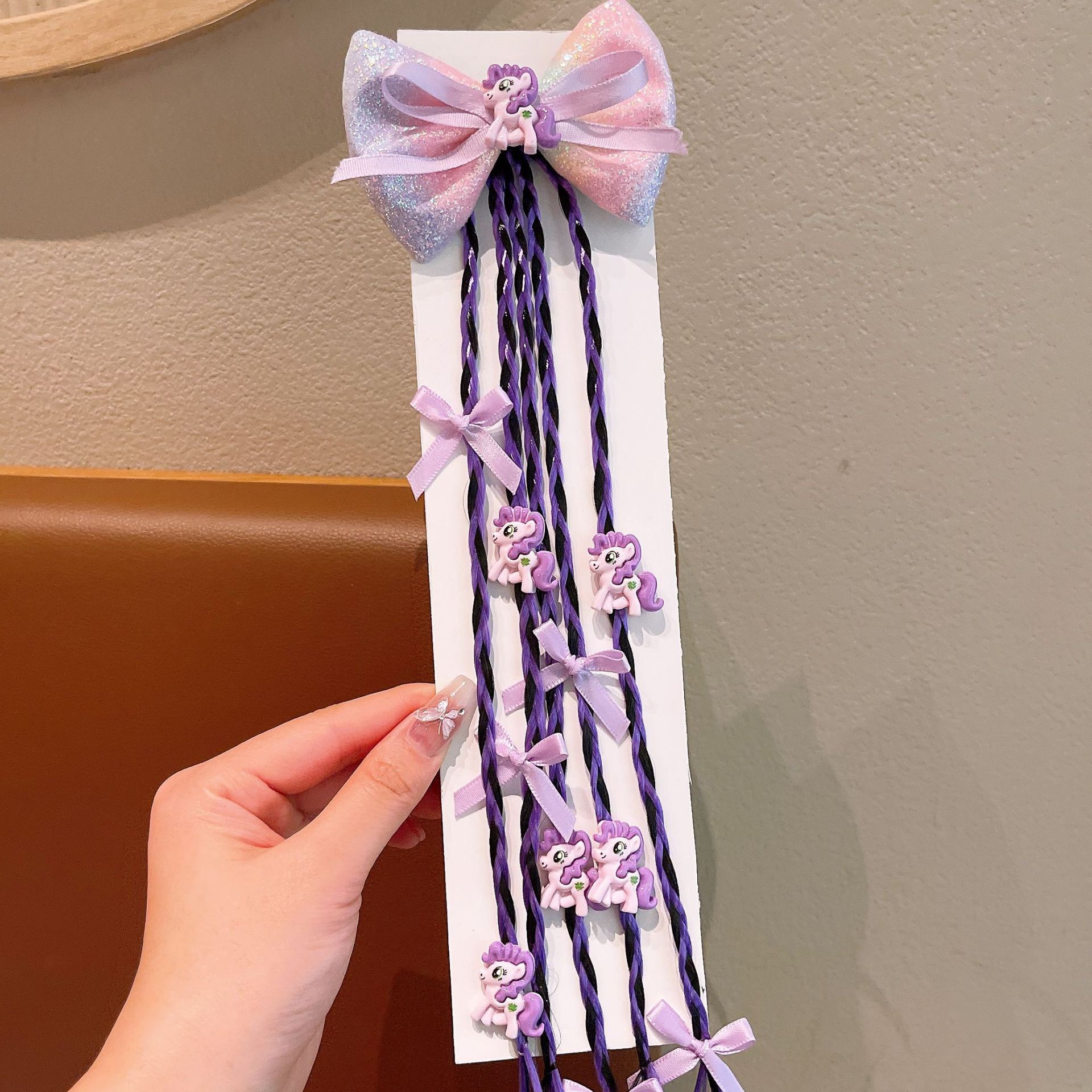 Niños de dibujos animados pony lindos pinzas de cabello niñas paoli pinzas de cabello niñas pinzas de cabello rotas para estudiantes set de pinzas de cabello BB