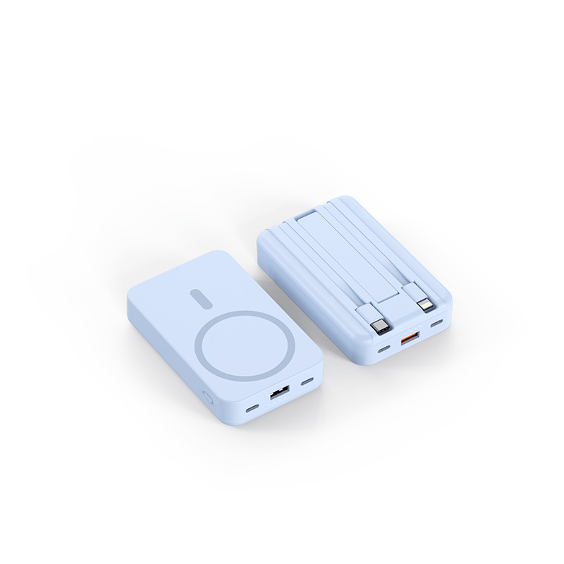 ケーブル付き Magsafe 磁気ワイヤレスパワーバンク 10000 mAh 22.5W 高速充電モバイル電源 k790|undefined
