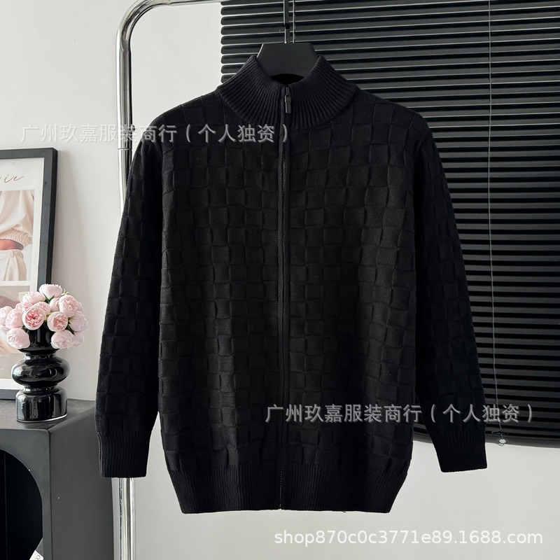 正确版.高版本.驴家.G家.F家.迪家普家.纪家嵌花提花棉质针织毛衣|undefined