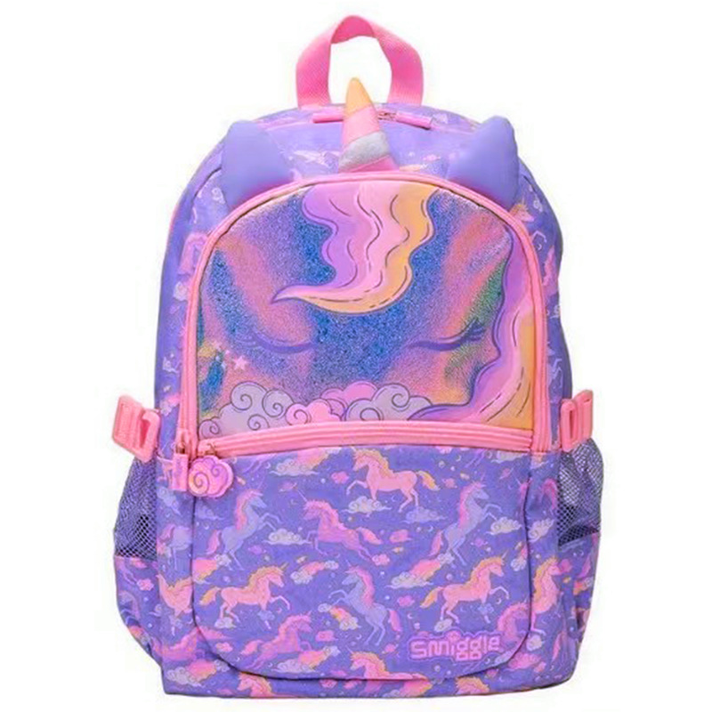 Australia smiggle estudiantes mochila de gran capacidad para niños paquetes de comidas de doble aislamiento térmico nuevo unicornio tigre dibujos animados