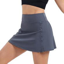 Q 55157 Ruffled anti-slip skirt ���޷��߹��˶���ȹ�羳��